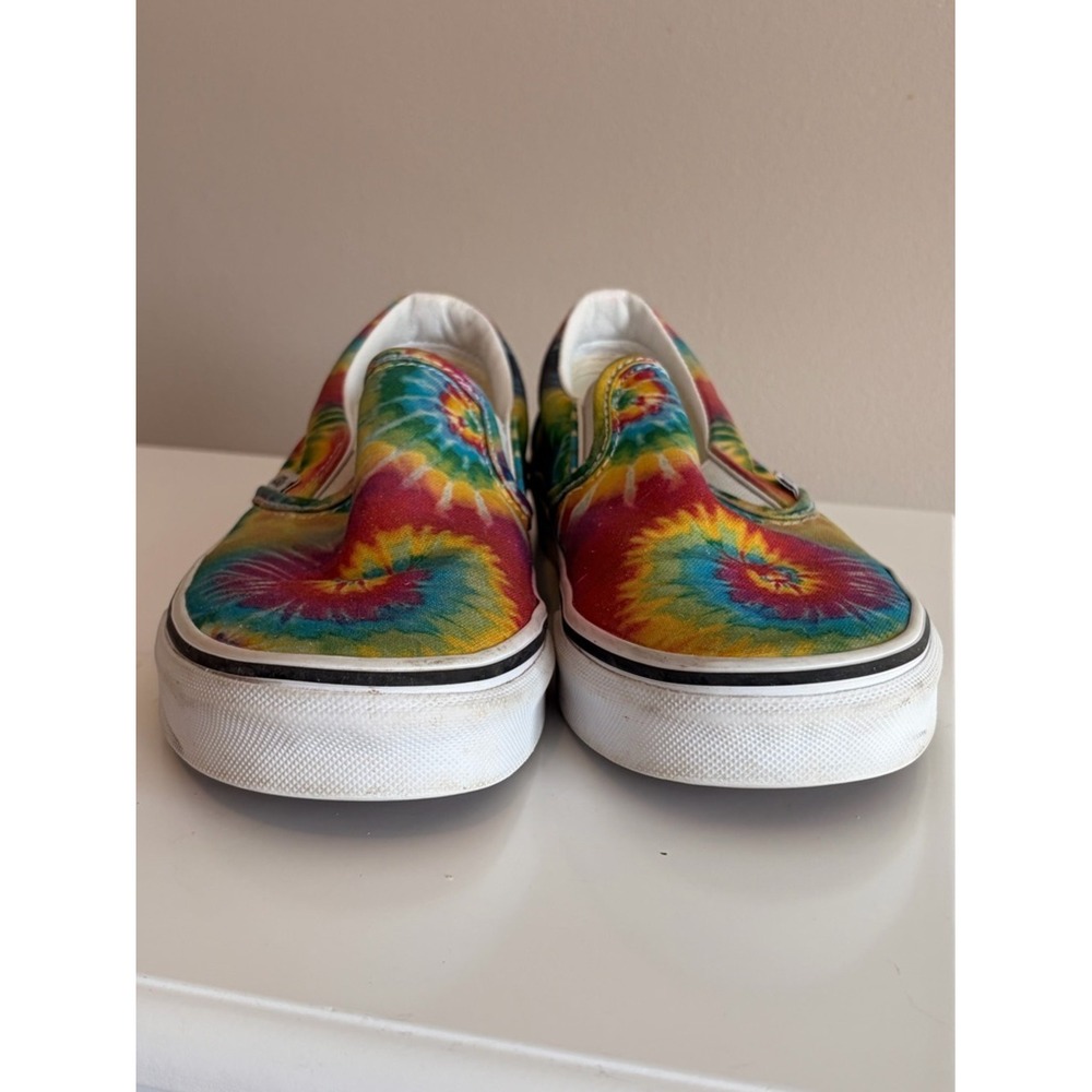 Vans Off The Wall Tie Dye Sneakers US Women 7.0 Men 5.5 Multicolor Skate Shoe
